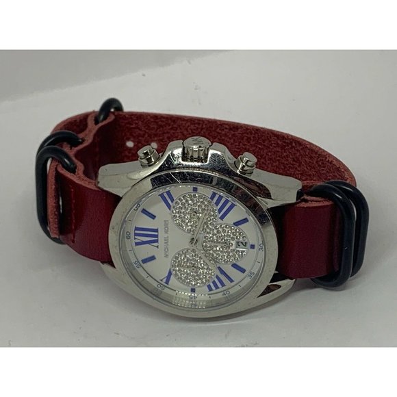 Michael Kors MK6320 Unisex Leather Analog Silver D